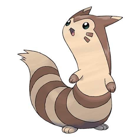 Furret - normal type Pokémon #162, official artwork from Pokédex