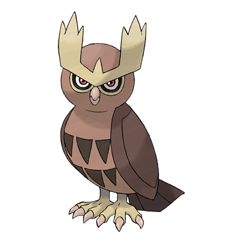 Noctowl - normal/flying type Pokémon #164