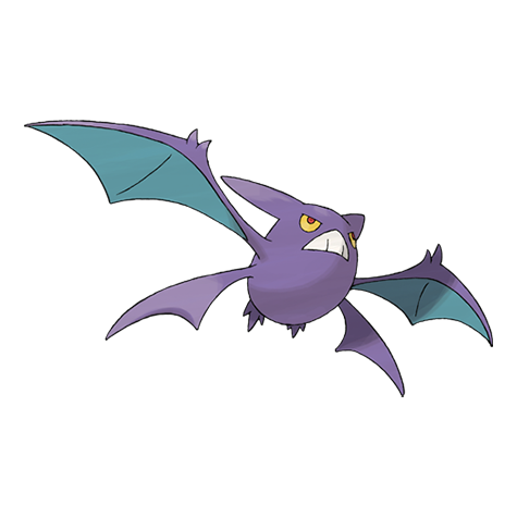Crobat - poison/flying type Pokémon #169