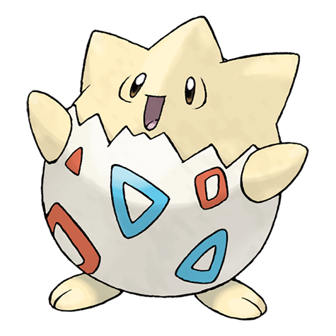 Togepi - Fairy type Pokémon #175, official artwork