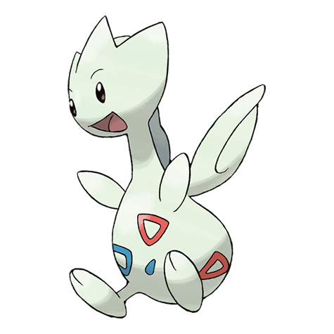 Togetic - Fairy/Flying type Pokémon #176, official artwork