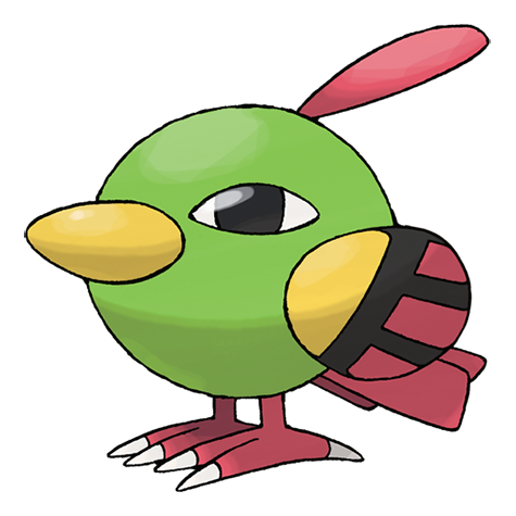 Natu - psychic/flying type Pokémon #177