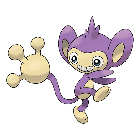 Aipom - normal type Pokémon #190, official artwork from Pokédex