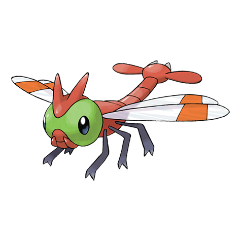 Yanma - Bug/Flying type Pokémon #193, official artwork