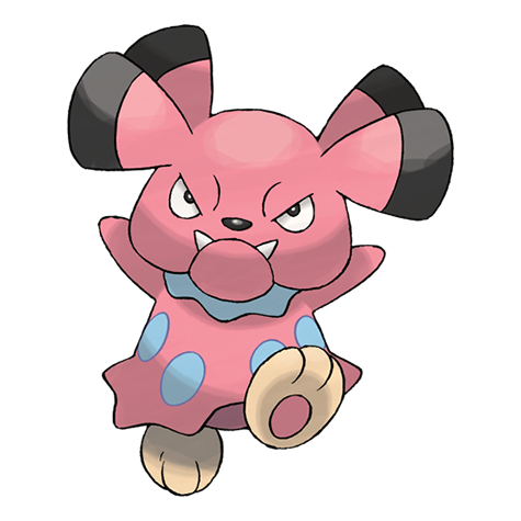 Snubbull - Fairy type Pokémon #209, official artwork