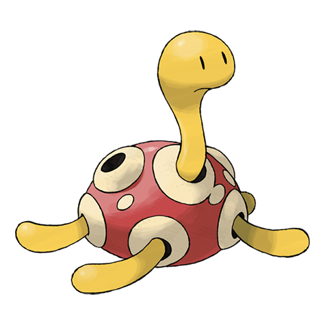 Shuckle - bug/rock type Pokémon #213, official artwork from Pokédex