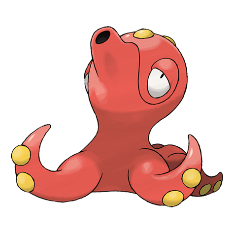 Octillery - Water type Pokémon #224, official artwork