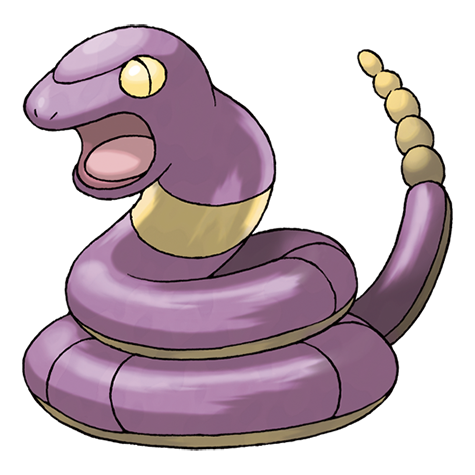 Ekans - Poison type Pokémon #23, official artwork