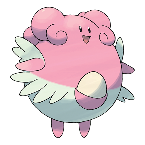 Blissey - normal type Pokémon #242, official artwork from Pokédex