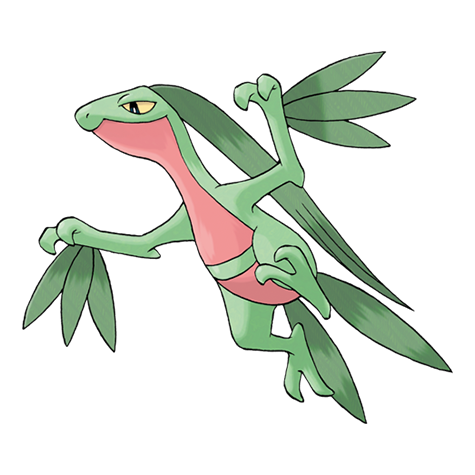 Grovyle - Grass type Pokémon #253, official artwork