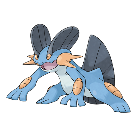 Swampert - water/ground type Pokémon #260