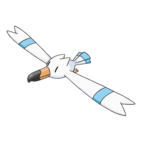 Wingull - Water/Flying type Pokémon #278, official artwork