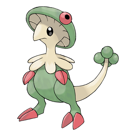 Breloom - Grass/Fighting type Pokémon #286, official artwork