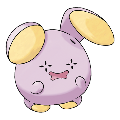 Whismur - normal type Pokémon #293, official artwork from Pokédex
