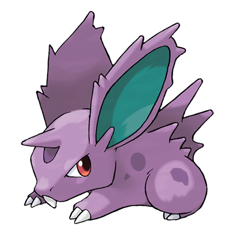 Nidoran-m - Poison type Pokémon #32, official artwork