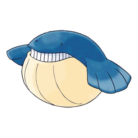 Wailmer - Water type Pokémon #320, official artwork