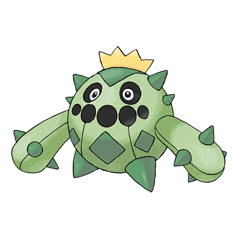 Cacnea - Grass type Pokémon #331, official artwork