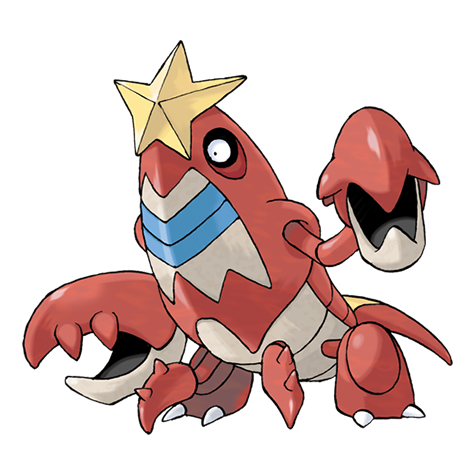 Crawdaunt - Water/Dark type Pokémon #342, official artwork