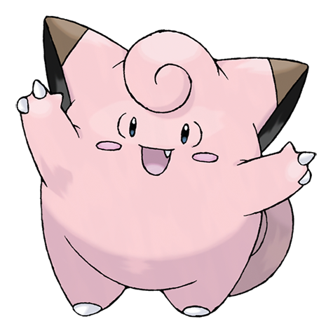 Clefairy - Fairy type Pokémon #35, official artwork