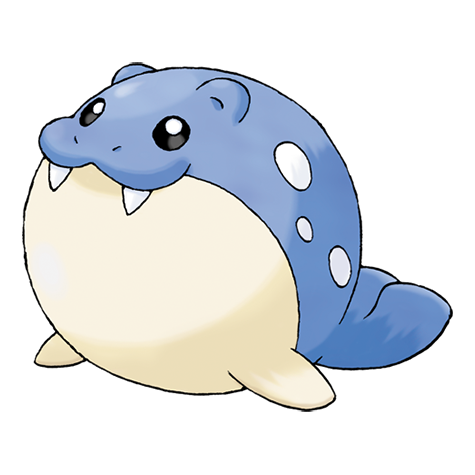 Spheal - Ice/Water type Pokémon #363, official artwork