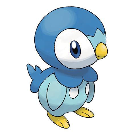Piplup - Water type Pokémon #393, official artwork