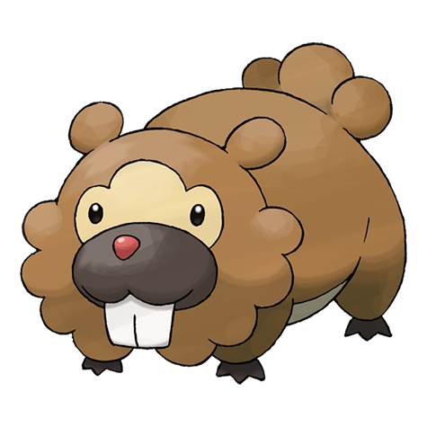 Bidoof - normal type Pokémon #399, official artwork from Pokédex