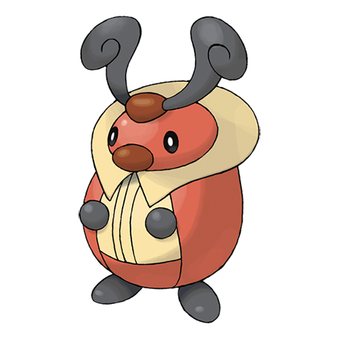 Kricketot - Bug type Pokémon #401, official artwork
