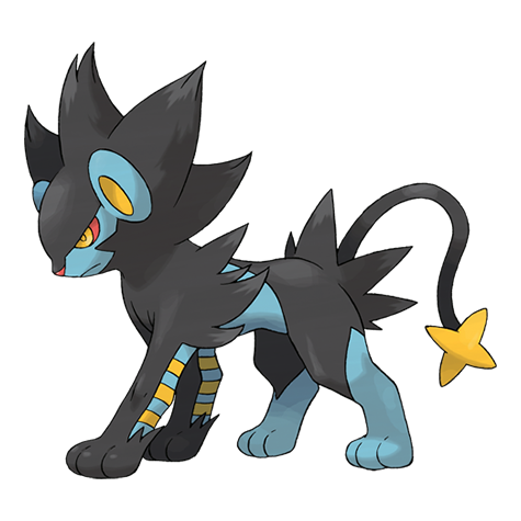 Luxray - Electric type Pokémon #405, official artwork