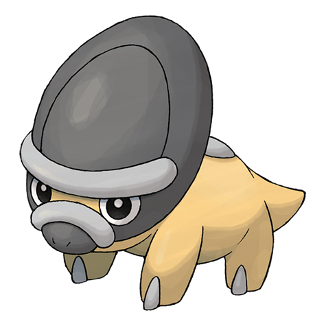 Shieldon - rock/steel type Pokémon #410