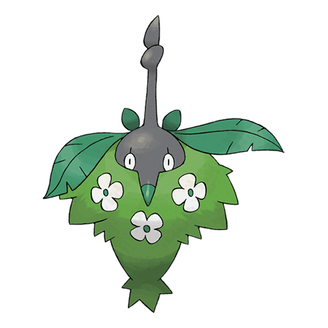 Wormadam-plant - Bug/Grass type Pokémon #413, official artwork