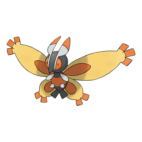 Mothim - bug/flying type Pokémon #414