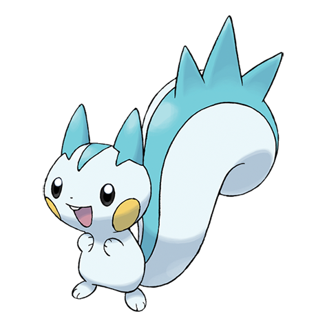 Pachirisu - Electric type Pokémon #417, official artwork
