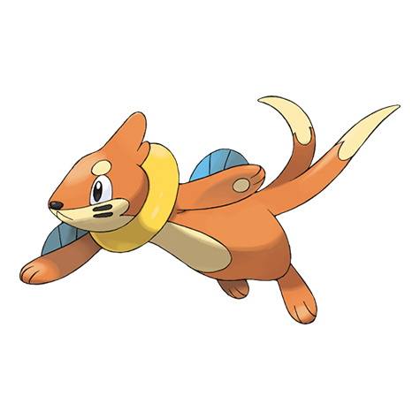 Buizel - Water type Pokémon #418, official artwork
