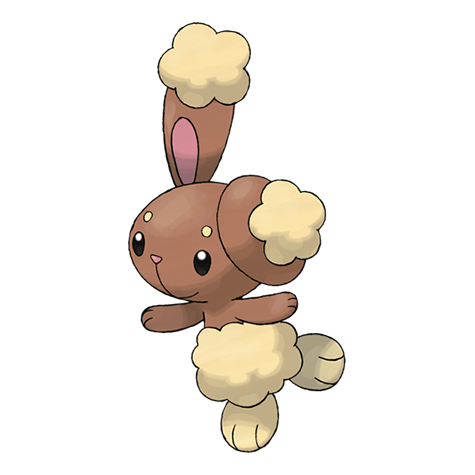 Buneary - normal type Pokémon #427, official artwork from Pokédex