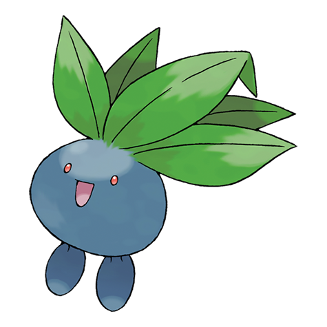 Oddish - Grass/Poison type Pokémon #43, official artwork