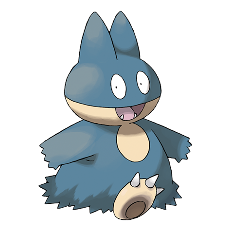 Munchlax - normal type Pokémon #446, official artwork from Pokédex