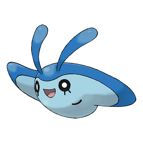Mantyke - Water/Flying type Pokémon #458, official artwork