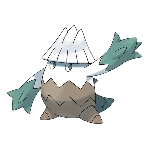 Snover - Grass/Ice type Pokémon #459, official artwork