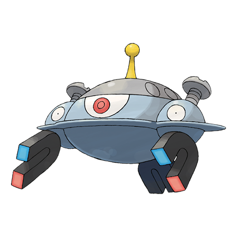 Magnezone - electric/steel type Pokémon #462, official artwork from Pokédex