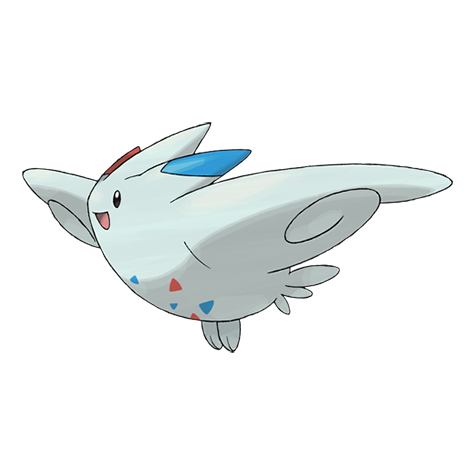 Togekiss - Fairy/Flying type Pokémon #468, official artwork