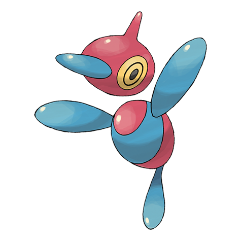 Porygon-z - normal type Pokémon #474, official artwork from Pokédex
