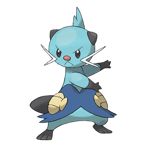 Dewott - Water type Pokémon #502, official artwork