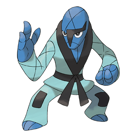 Sawk - fighting type Pokémon #539