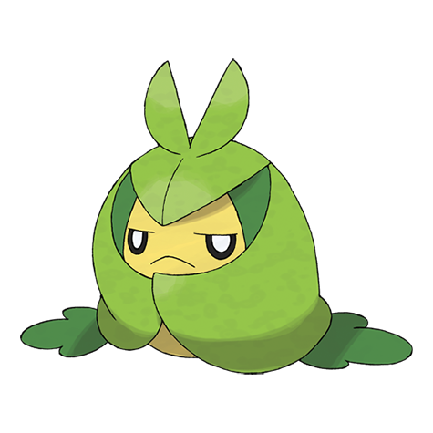 Swadloon - Bug/Grass type Pokémon #541, official artwork
