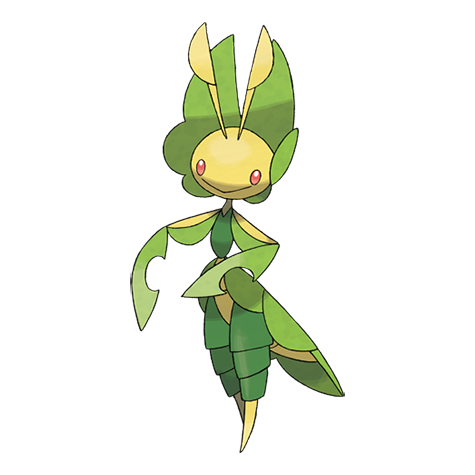 Leavanny - bug/grass type Pokémon #542