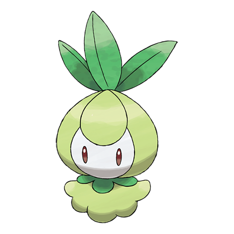 Petilil - Grass type Pokémon #548, official artwork