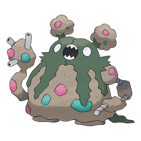 Garbodor - Poison type Pokémon #569, official artwork