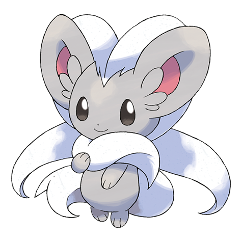 Cinccino - normal type Pokémon #573, official artwork from Pokédex