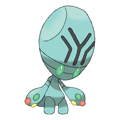 Elgyem - psychic type Pokémon #605, official artwork from Pokédex