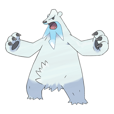 Beartic - Ice type Pokémon #614, official artwork